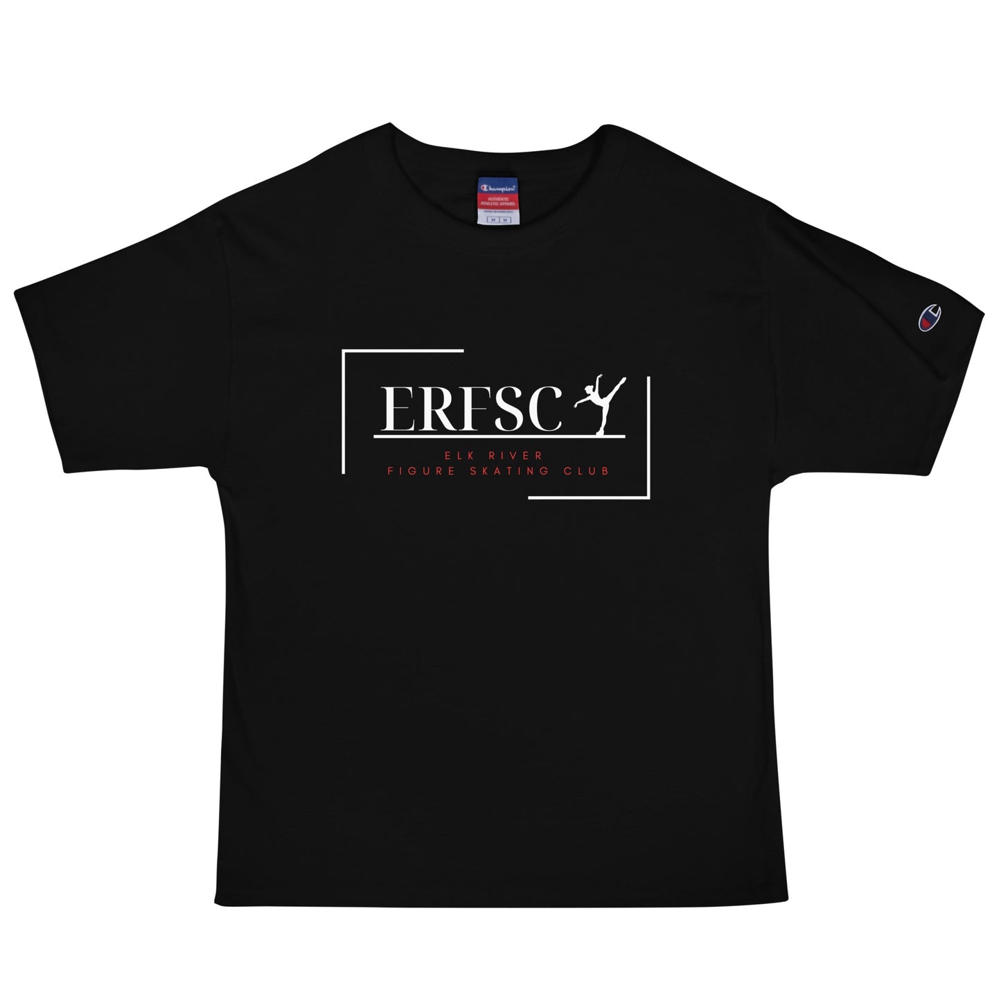 Signature | Champion T-Shirt | Elk River Figure Skating Club | Alt Logo 1