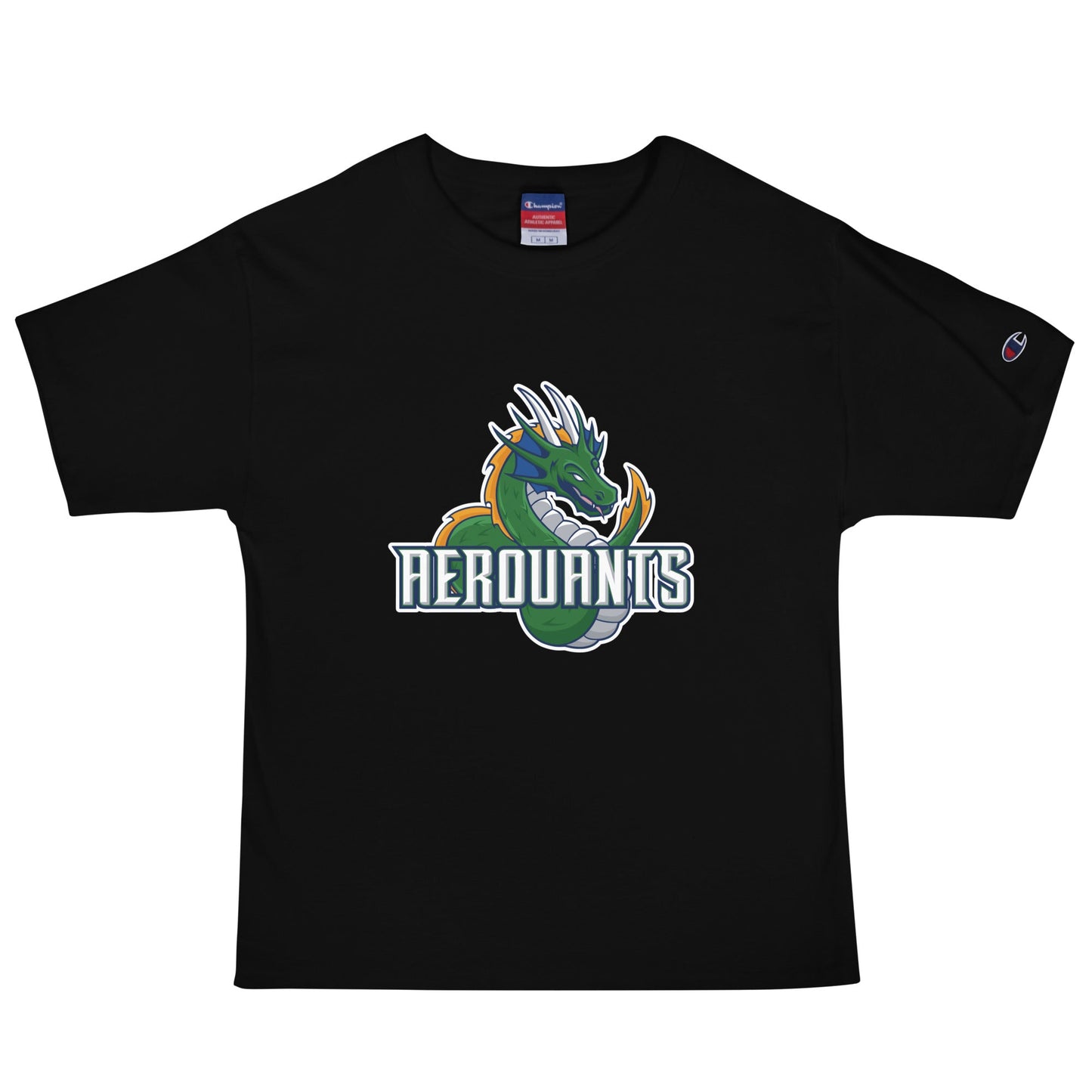 Signature | Champion T-Shirt | Emerald High School Baseball | Dragon Logo