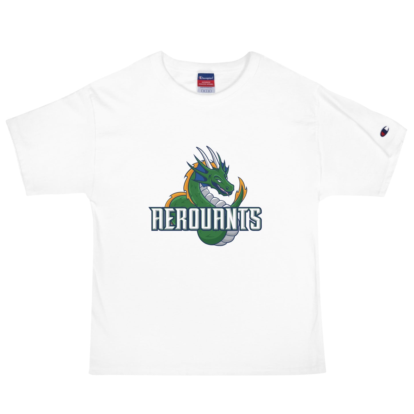 Signature | Champion T-Shirt | Emerald High School Baseball | Dragon Logo