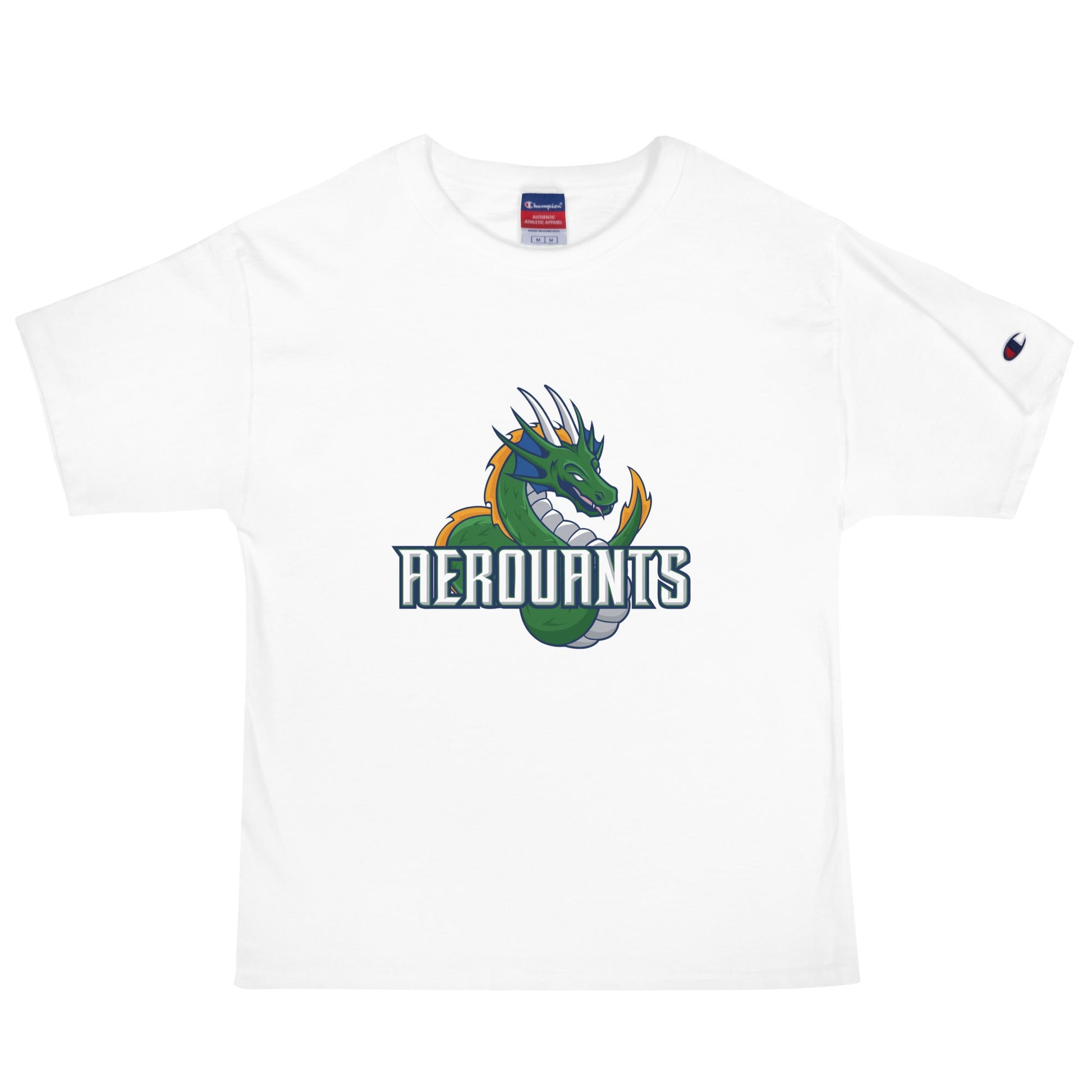 Signature | Champion T-Shirt | Emerald High School Baseball | Dragon Logo