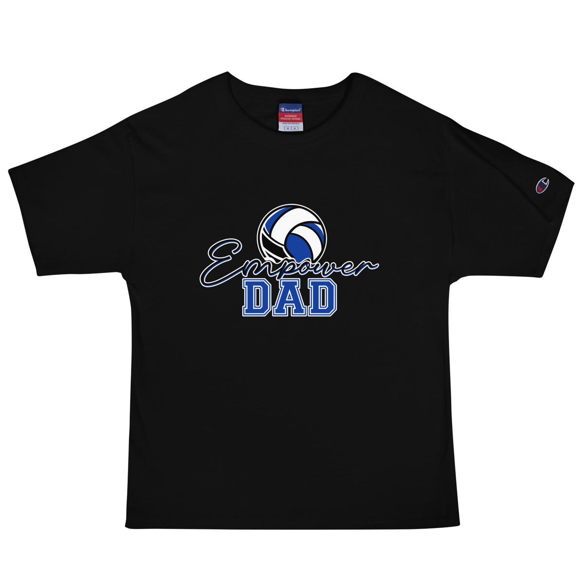 Signature | Champion T-Shirt | Empower Volleyball Club | Dad Crest Logo