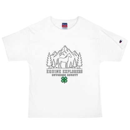 Signature | Champion T-Shirt | Equine Explorers | Dutchess Crest Trailblazers Logo