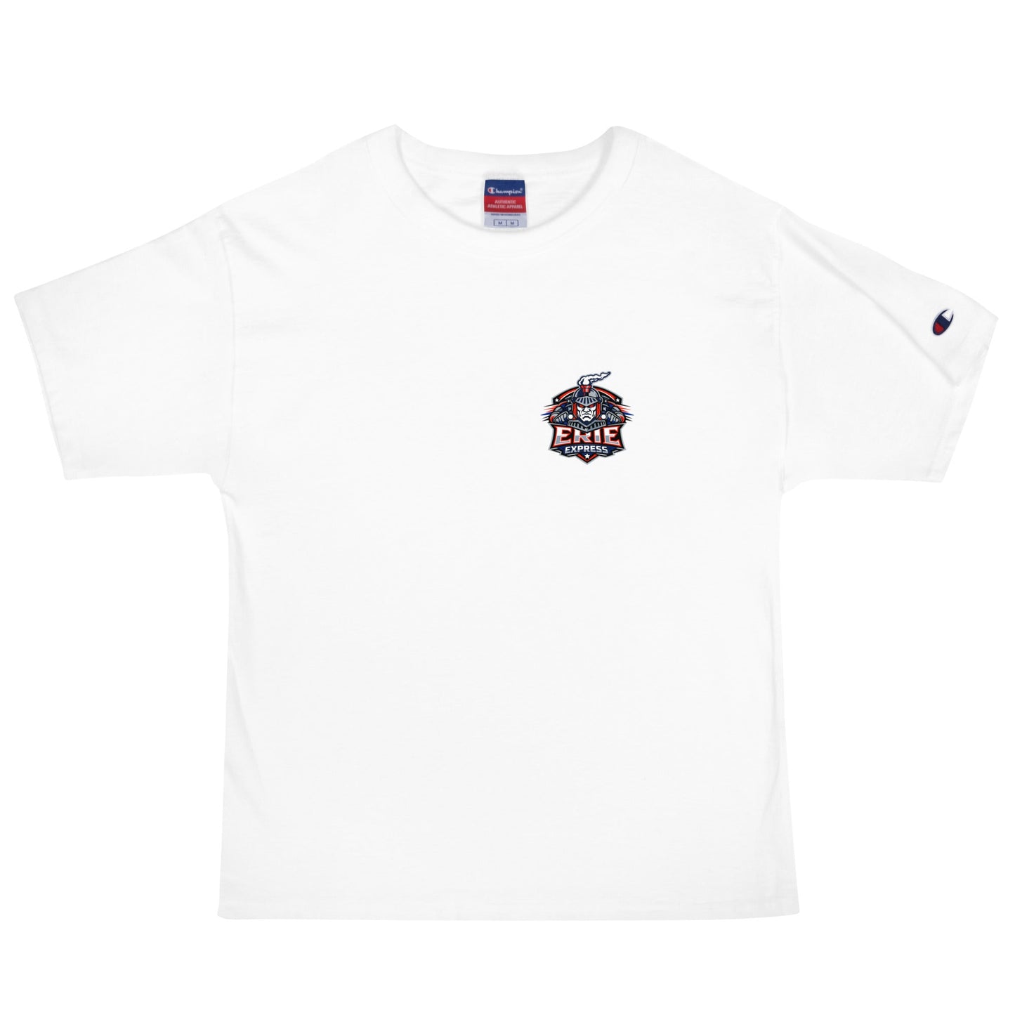 Signature | Champion T-Shirt | Erie Express Football | Badge Logo