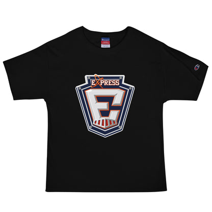 Signature | Champion T-Shirt | Erie Express Football | E Badge Logo