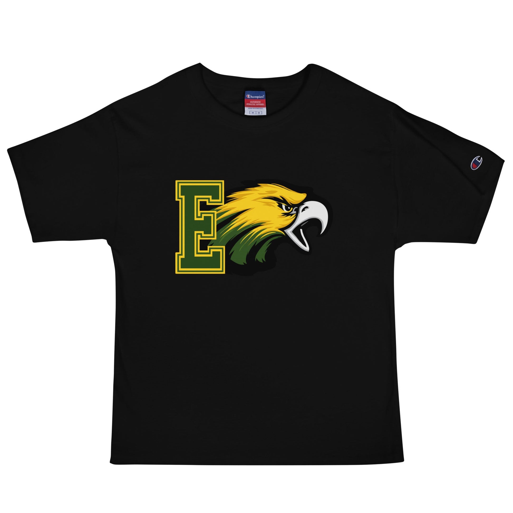 Signature | Champion T-Shirt | Evergreen Junior High | Mascot Logo