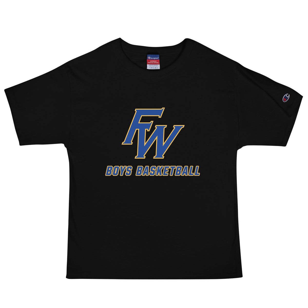 Signature | Champion T-Shirt | Fayette Ware Boys Basketball | FW Crest Logo