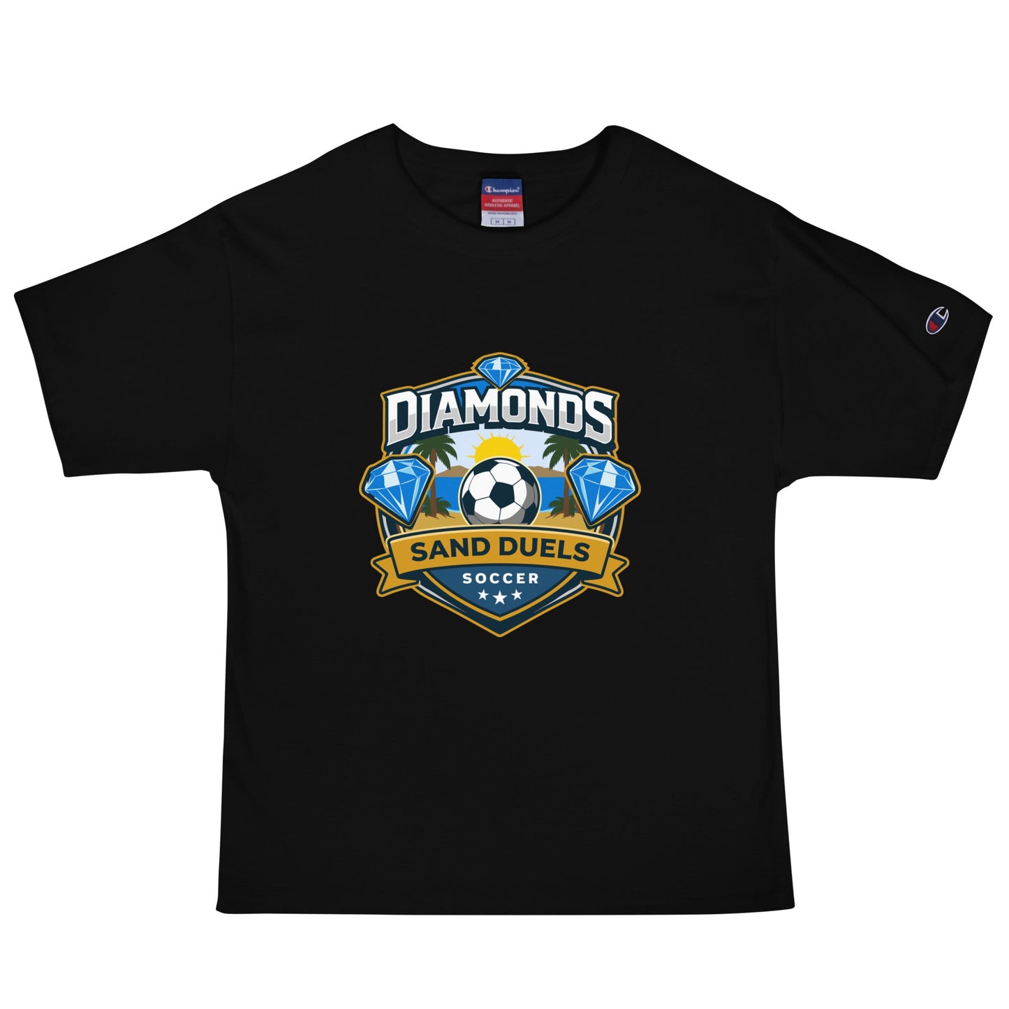 Signature | Champion T-Shirt | FC Charles: Diamonds | Crest Logo