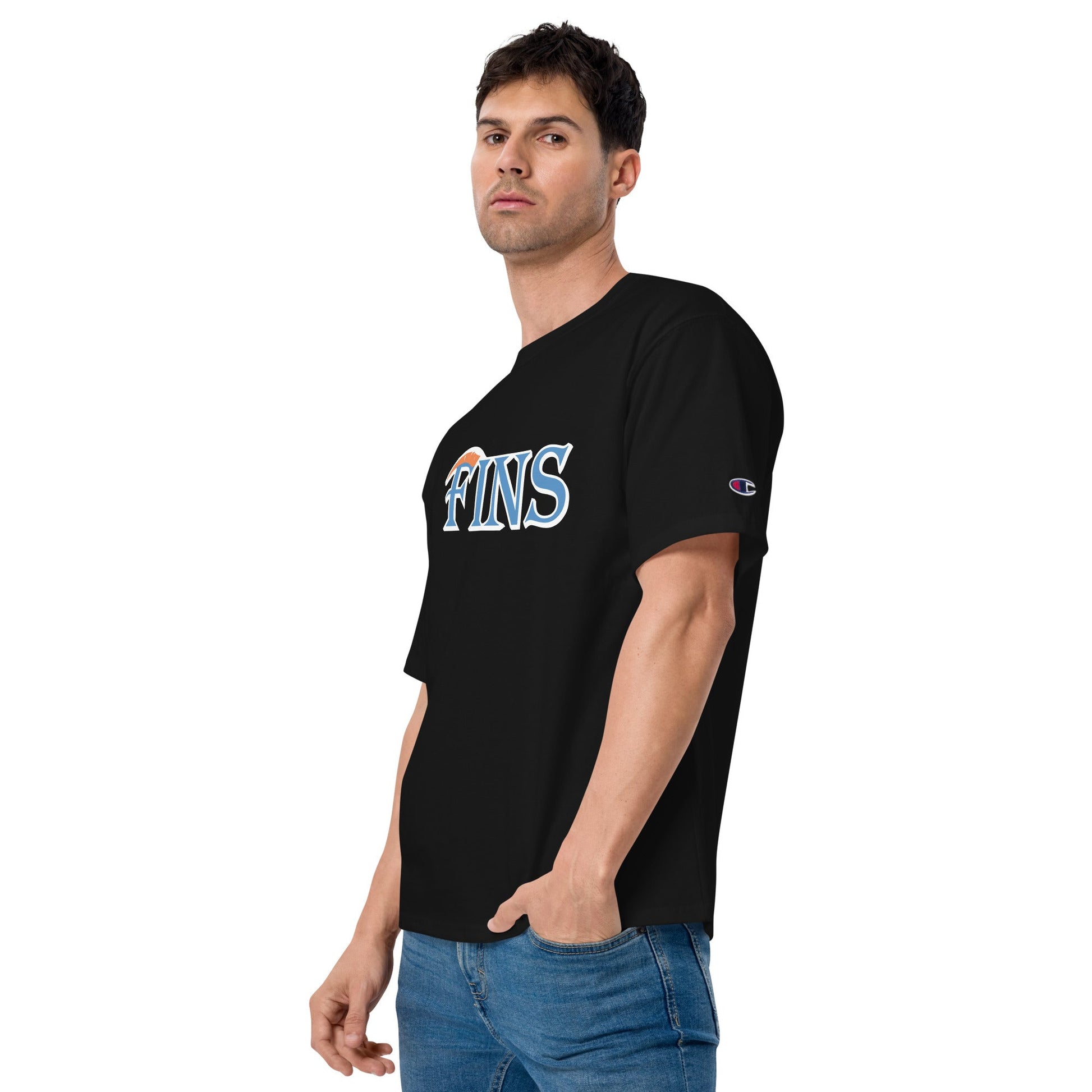 Signature | Champion T Shirt | FCA FINS Baseball