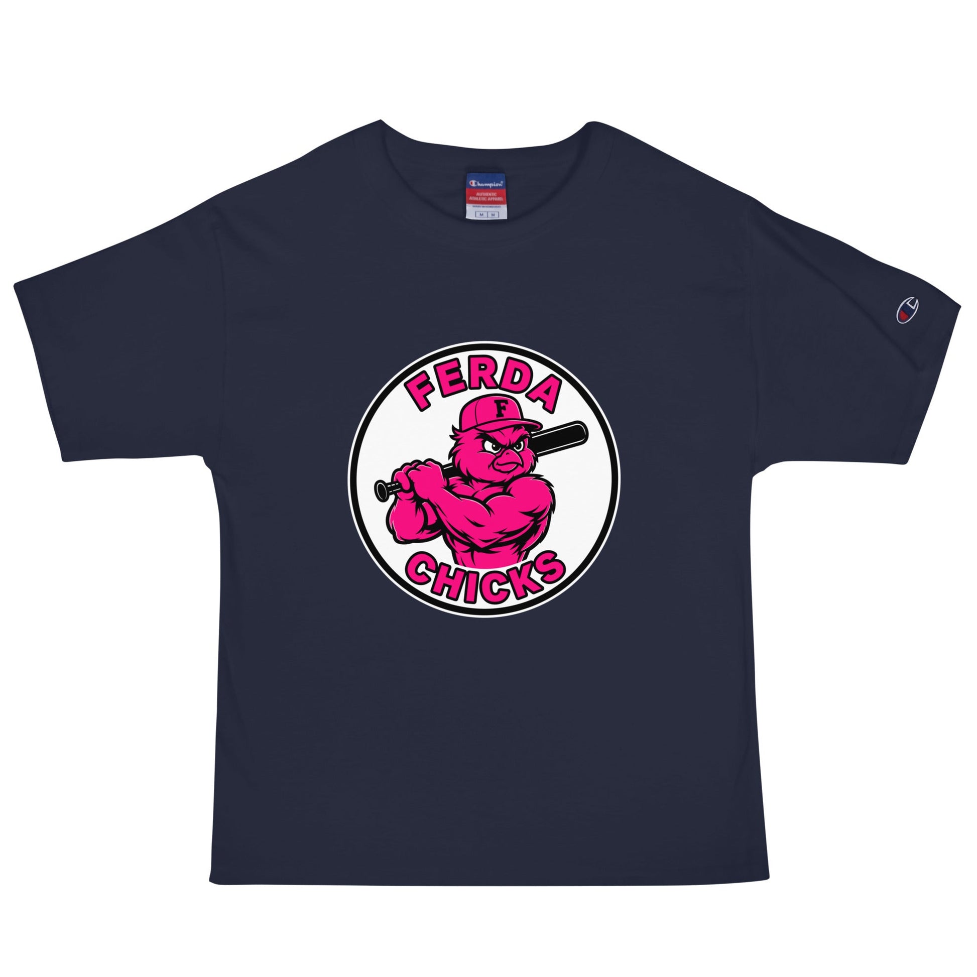 Signature | Champion T-Shirt | FerDa Chicks | Badge Logo