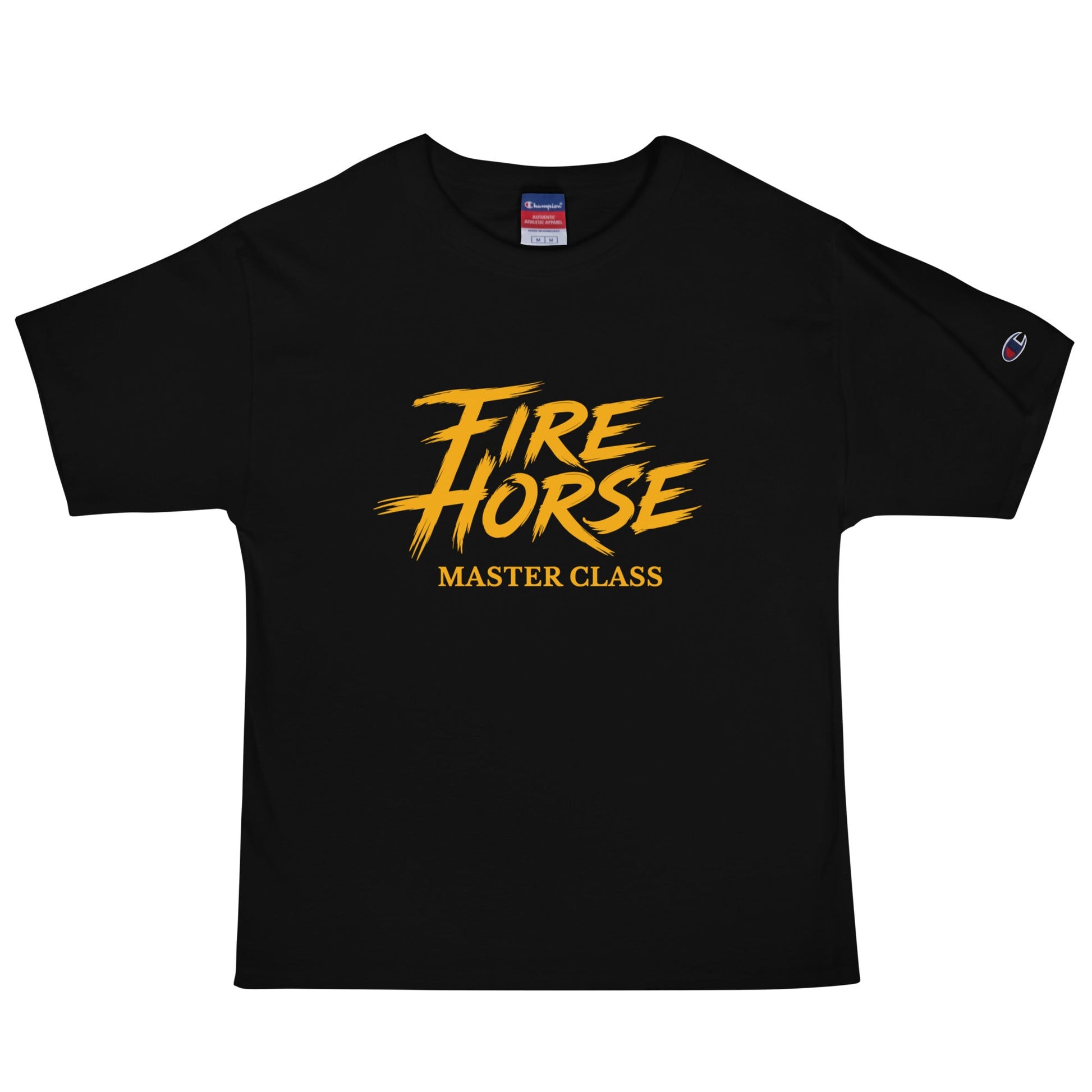 Signature | Champion T-Shirt | Fire Horse Masters | Modern Script Logo