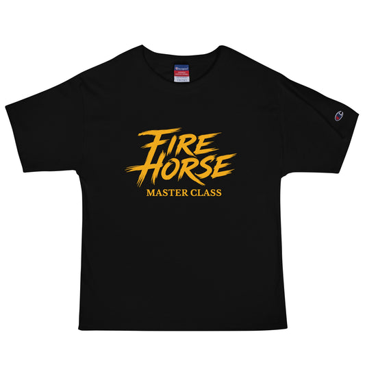 Signature | Champion T-Shirt | Fire Horse Masters | Modern Script Logo