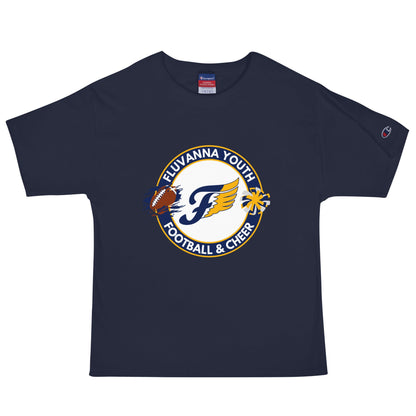 Signature | Champion T-Shirt | Fluvanna Youth Football and Cheer | Badge Logo