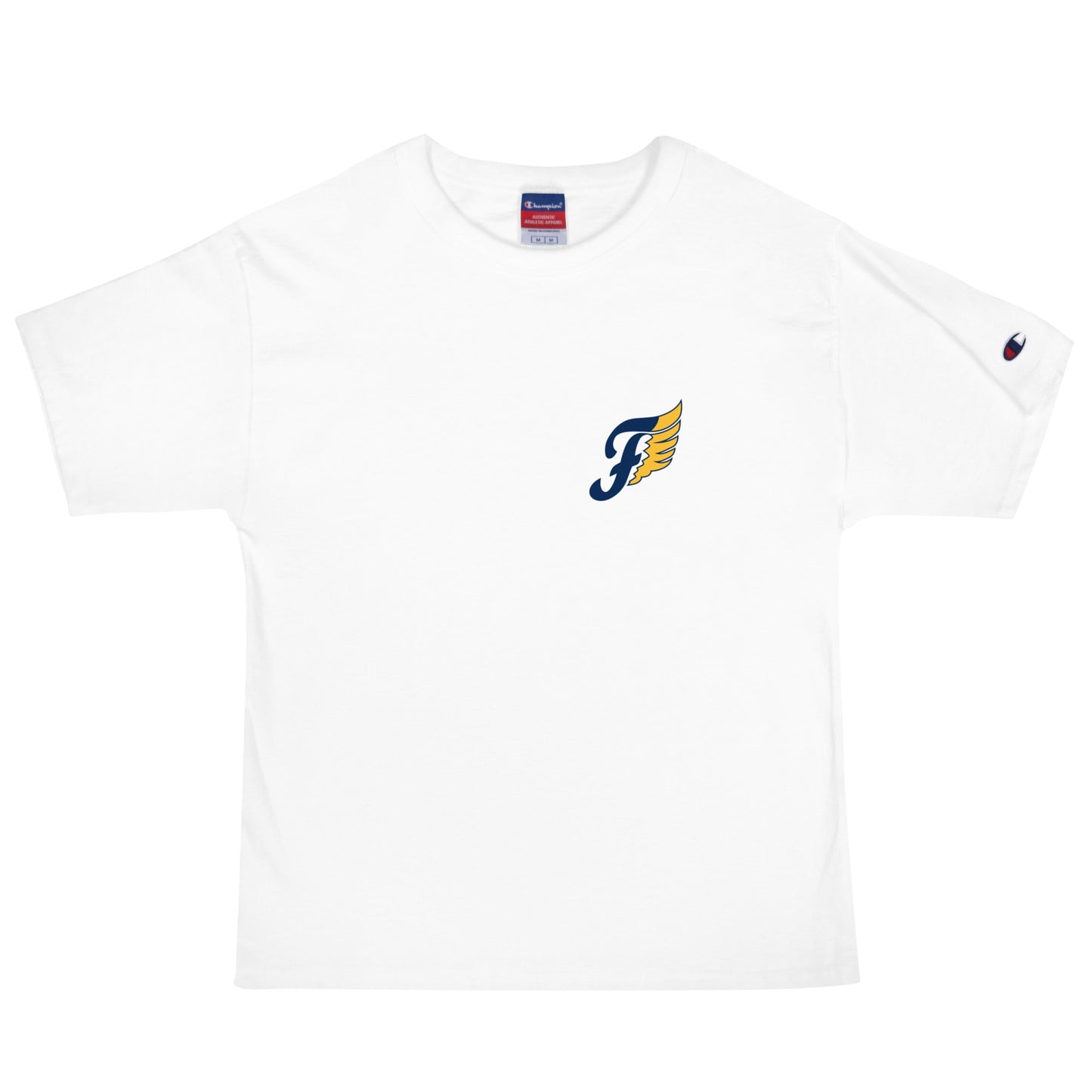 Signature | Champion T-Shirt | Fluvanna Youth Football and Cheer | Crest Logo