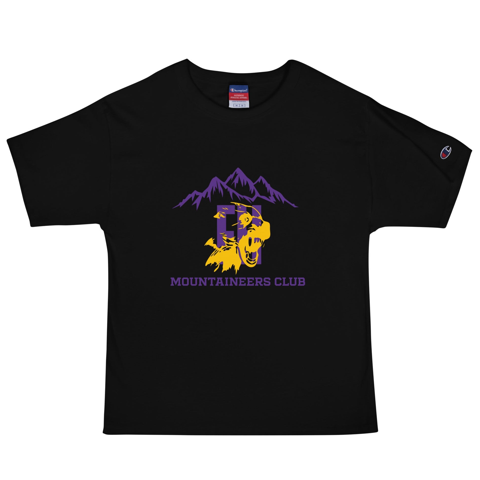 Signature | Champion T-Shirt | Friday Harbor High School Mountaineers Club | Mountaineers Logo