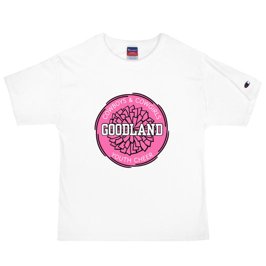 Signature | Champion T-Shirt | Goodland Youth Cheer | Vanguard Logo