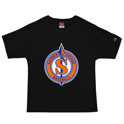 Signature | Champion T-Shirt | Goshen Savage Baseball | Badge Logo
