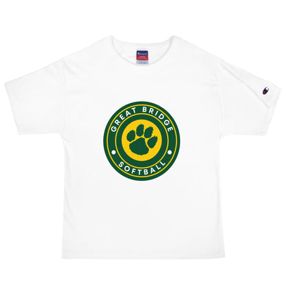 Signature | Champion T-Shirt | Great Bridge Softball Booster | Badge Logo