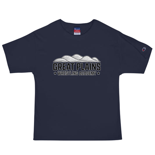 Signature | Champion T-Shirt | Great Plains Wrestling Academy | Crest Logo