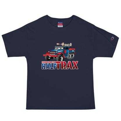 Signature | Champion T-Shirt | Half Trax Baseball | Mascot Logo