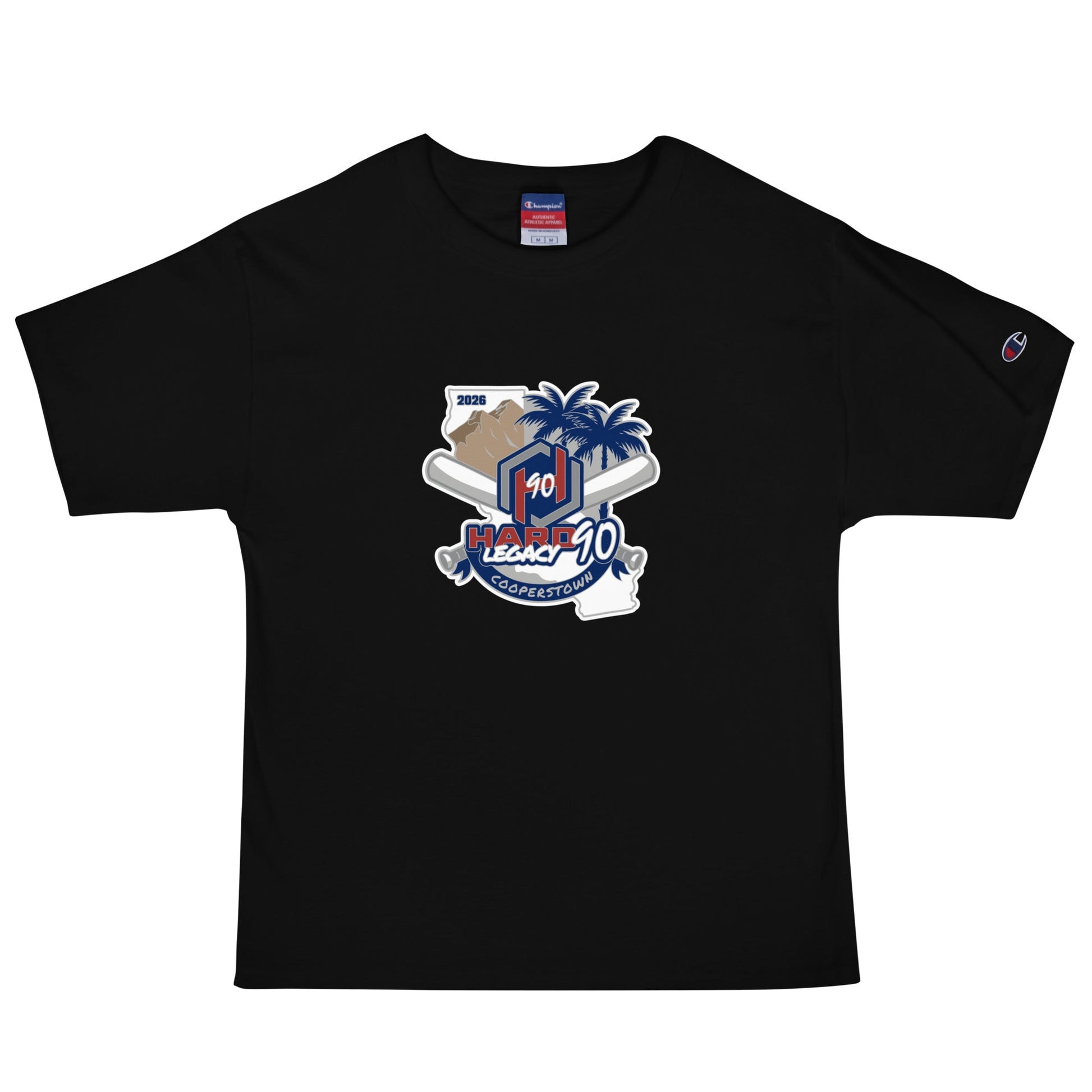 Signature | Champion T-Shirt | Hard 90 Legacy | Badge Logo