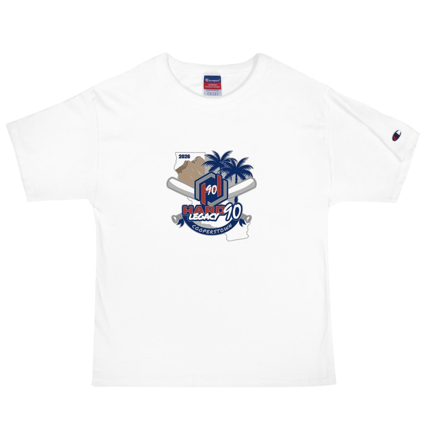 Signature | Champion T-Shirt | Hard 90 Legacy | Badge Logo
