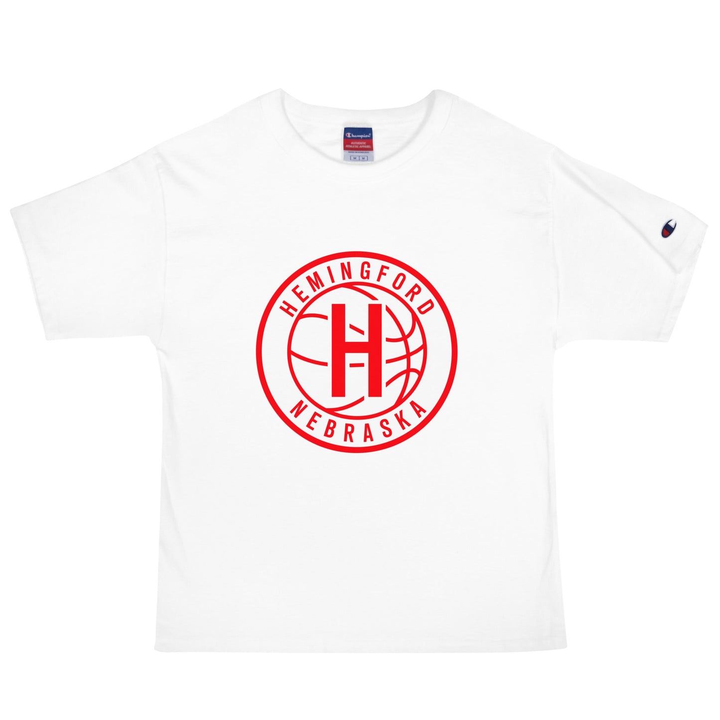 Signature | Champion T-Shirt | Hemingford Bobcats | Alt Badge Logo