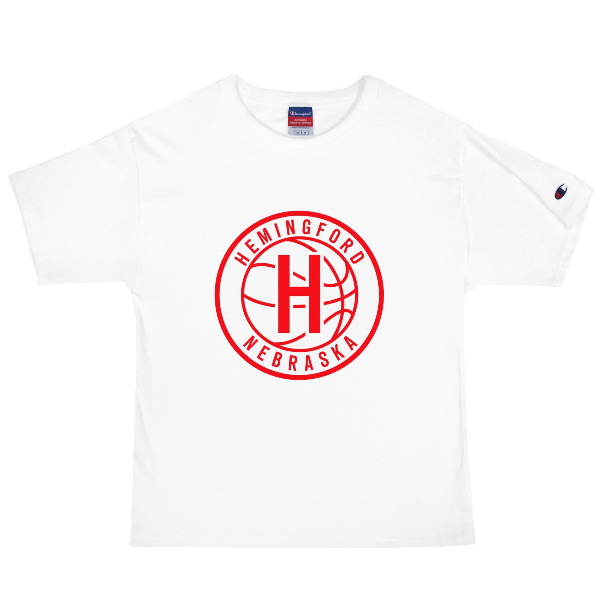 Signature | Champion T-Shirt | Hemingford Bobcats | Alt Badge Logo