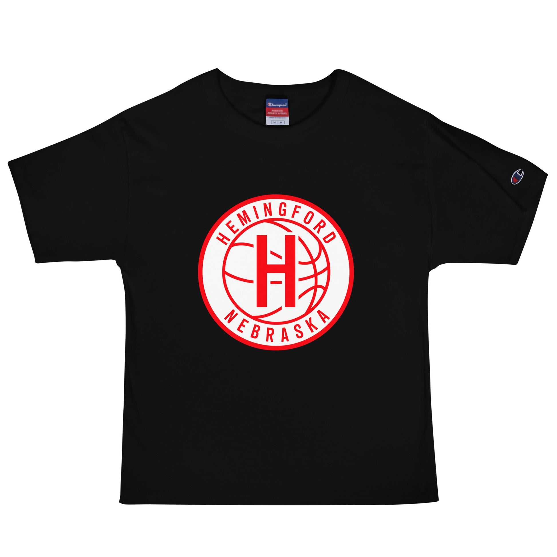Signature | Champion T-Shirt | Hemingford Bobcats | Alt Badge Logo