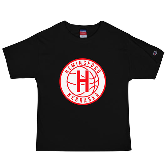 Signature | Champion T-Shirt | Hemingford Bobcats | Alt Badge Logo