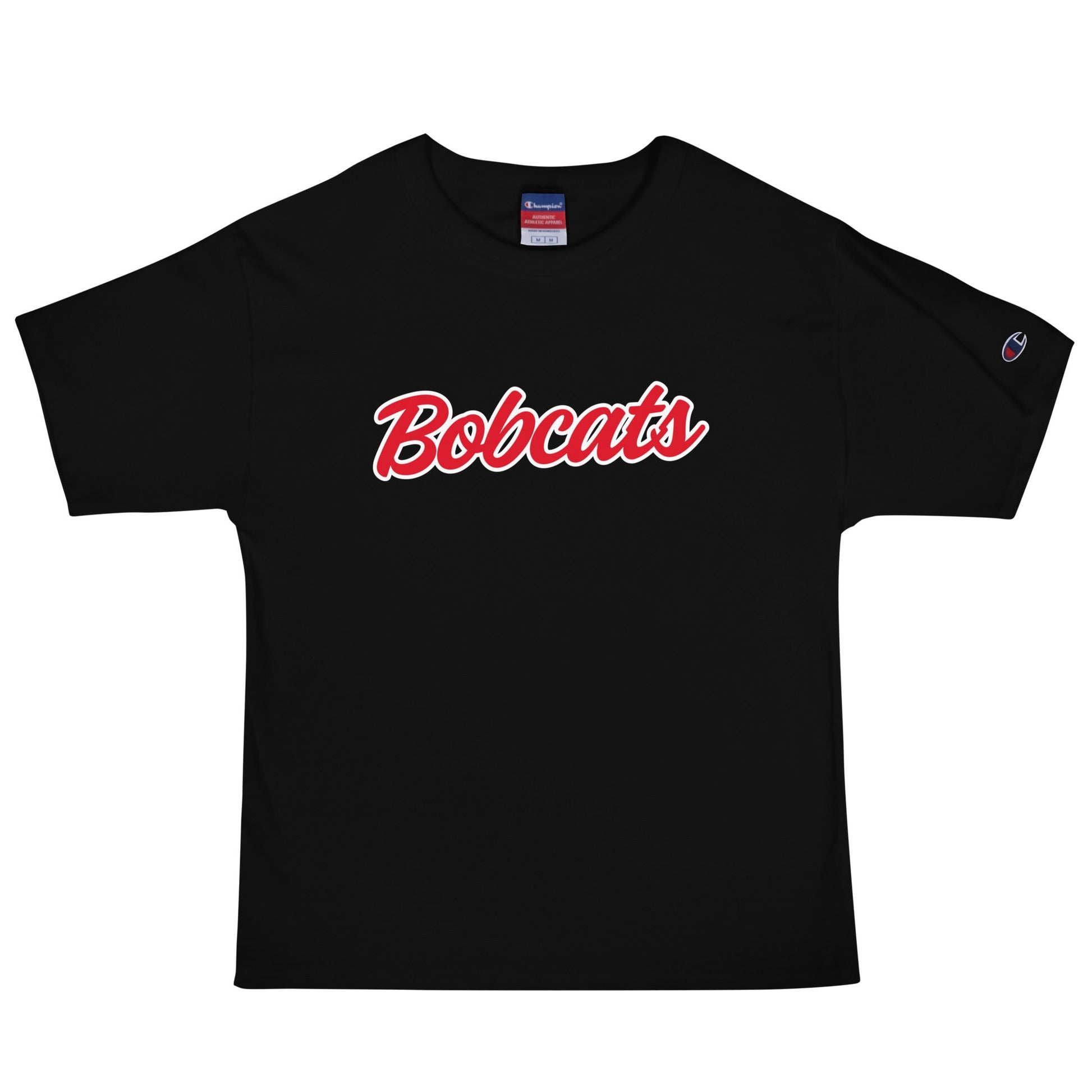 Signature | Champion T-Shirt | Hemingford Bobcats | Script Logo