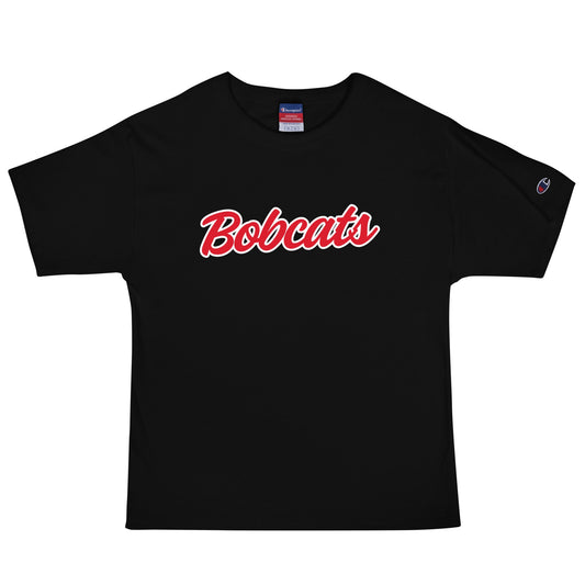 Signature | Champion T-Shirt | Hemingford Bobcats | Script Logo