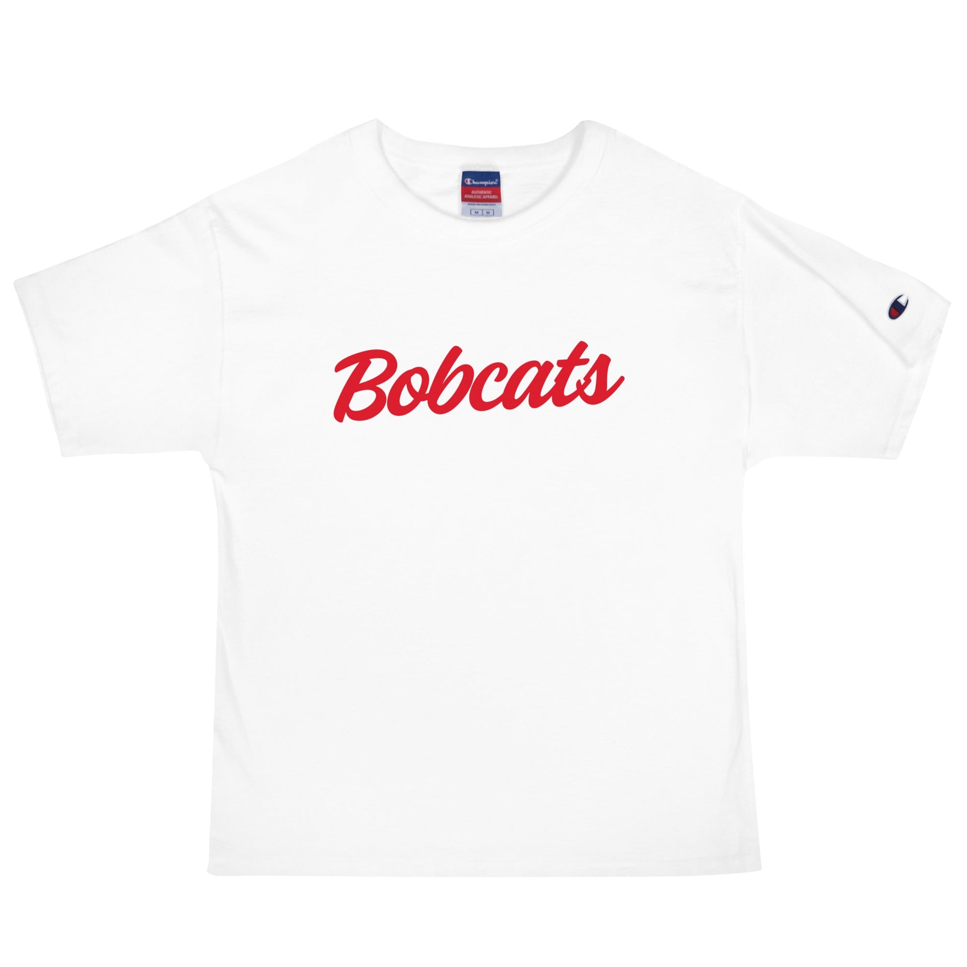 Signature | Champion T-Shirt | Hemingford Bobcats | Script Logo