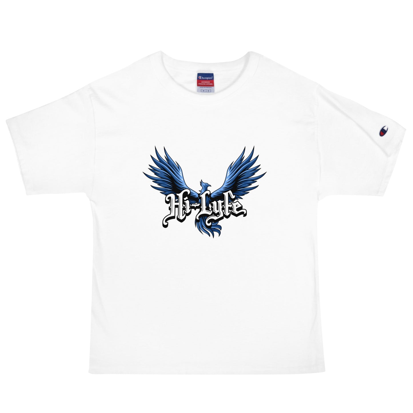 Signature | Champion T-Shirt | Hi - Lyfe Basketball | Wings Logo