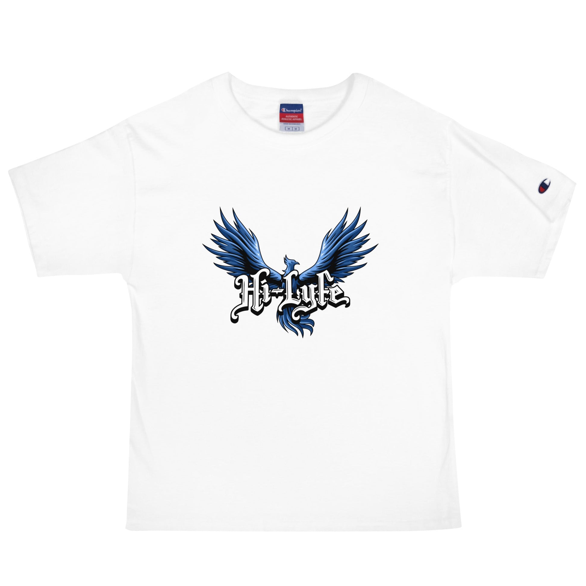 Signature | Champion T-Shirt | Hi - Lyfe Basketball | Wings Logo