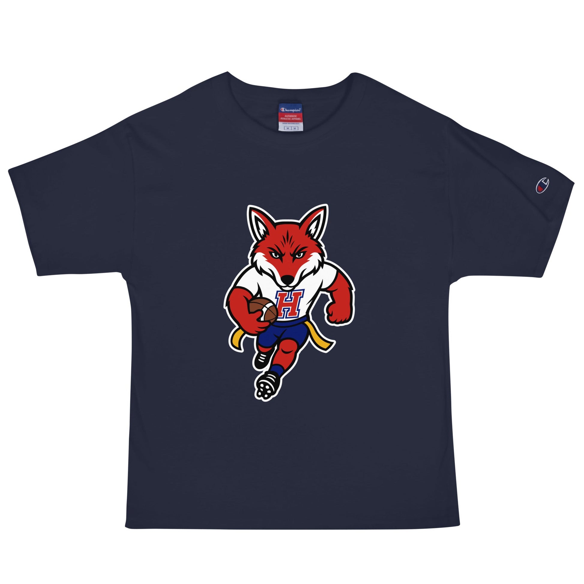 Signature | Champion T-Shirt | Hornell Flag Football | Mascot Logo