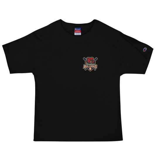 Signature | Champion T-Shirt | Horsham Travel Baseball | Bulldog Pocket Logo