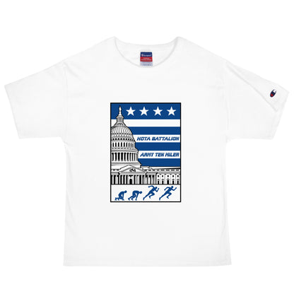 Signature | Champion T-Shirt | Hoya battalion Ten Miler | Emblem Logo