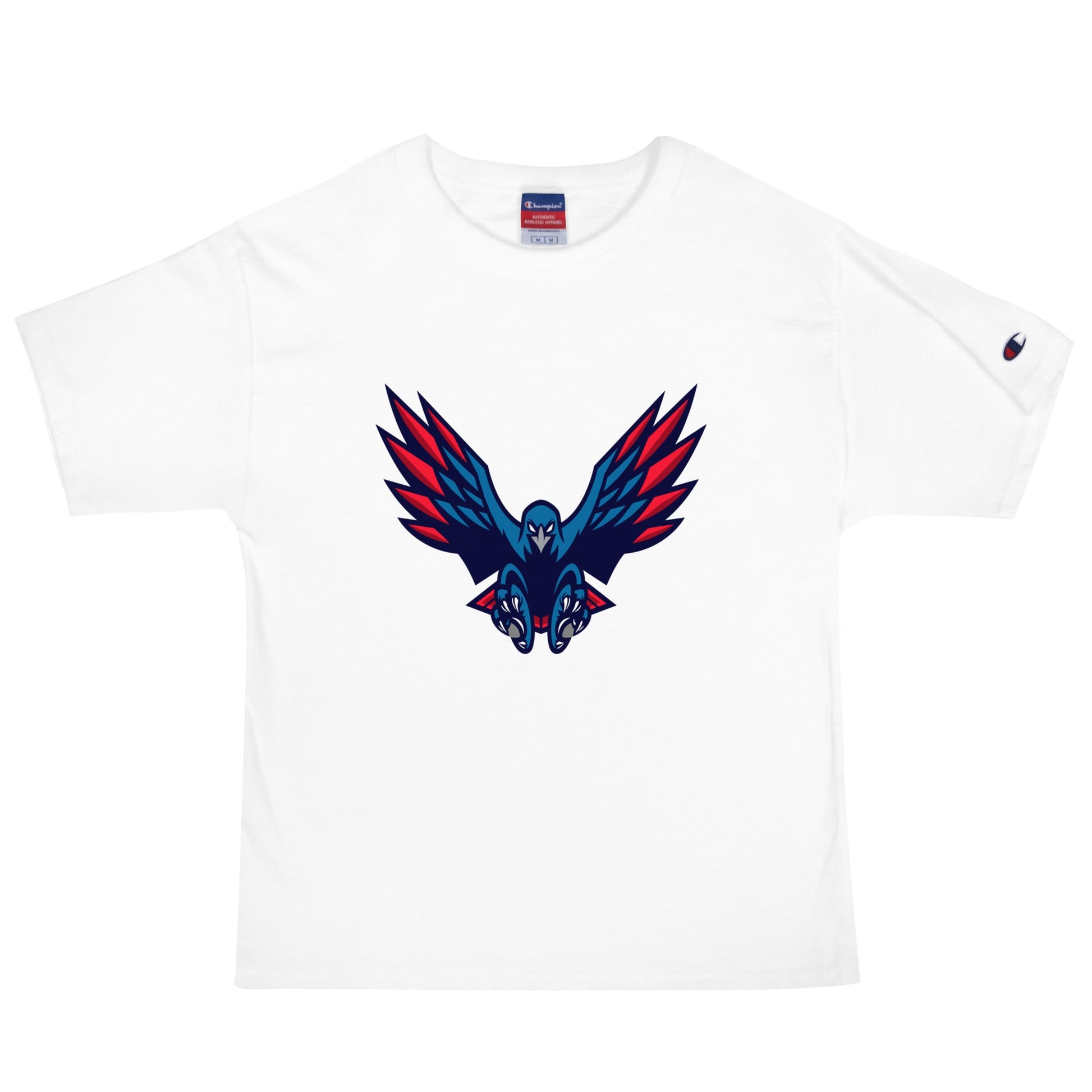 Signature | Champion T-Shirt | HSE | Vortex Raptor Mascot Logo