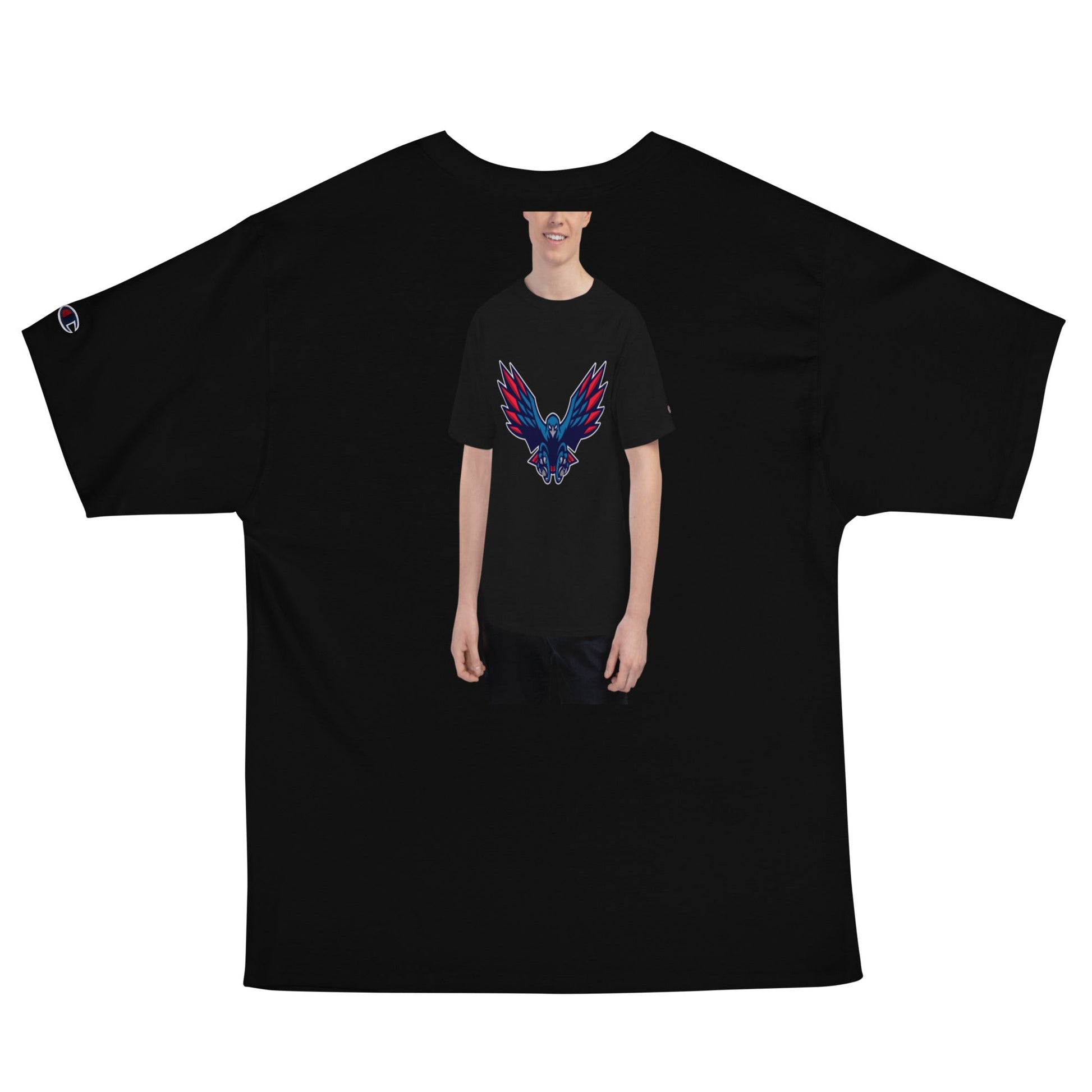 Signature | Champion T-Shirt | HSE | Vortex Raptor Mascot Logo