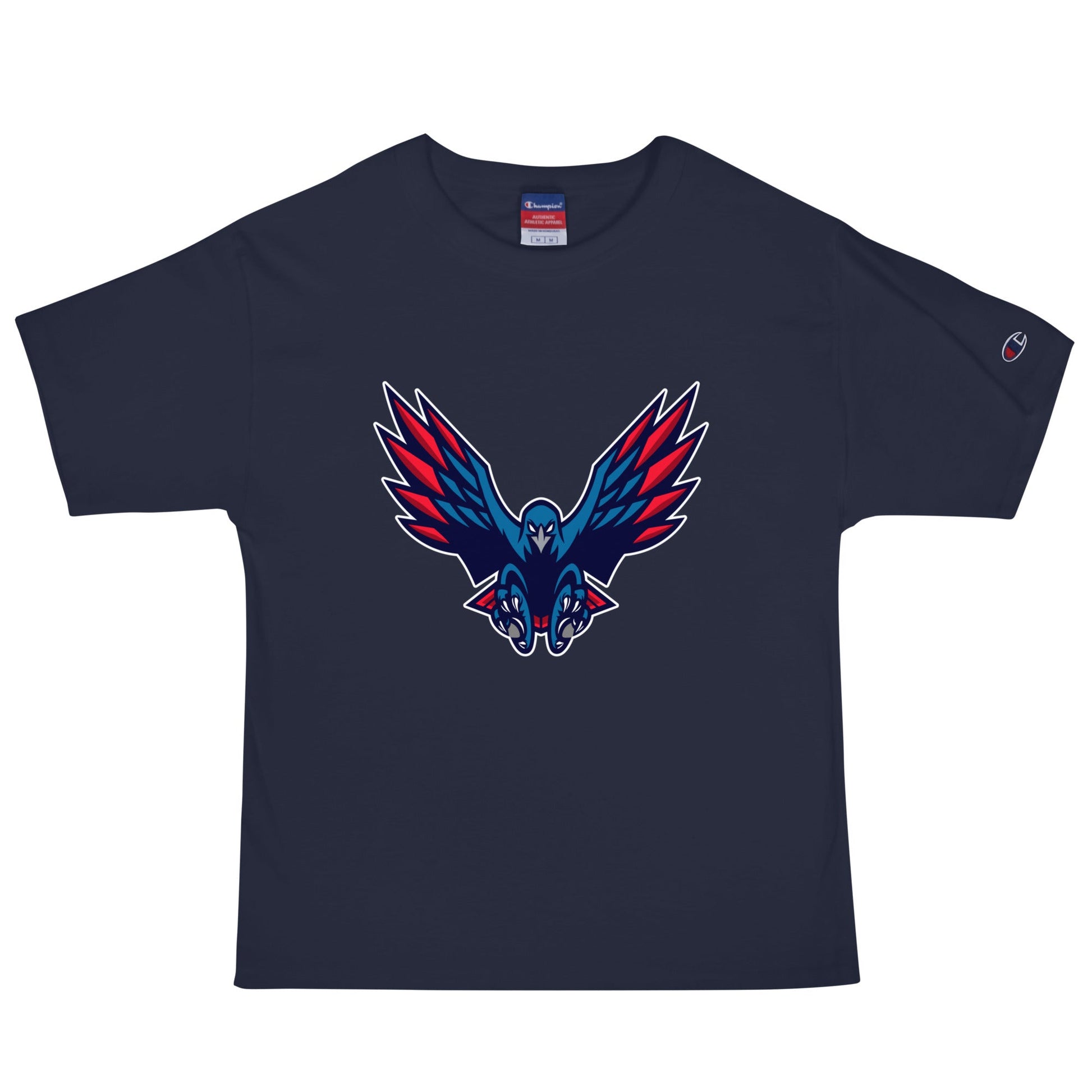 Signature | Champion T-Shirt | HSE | Vortex Raptor Mascot Logo