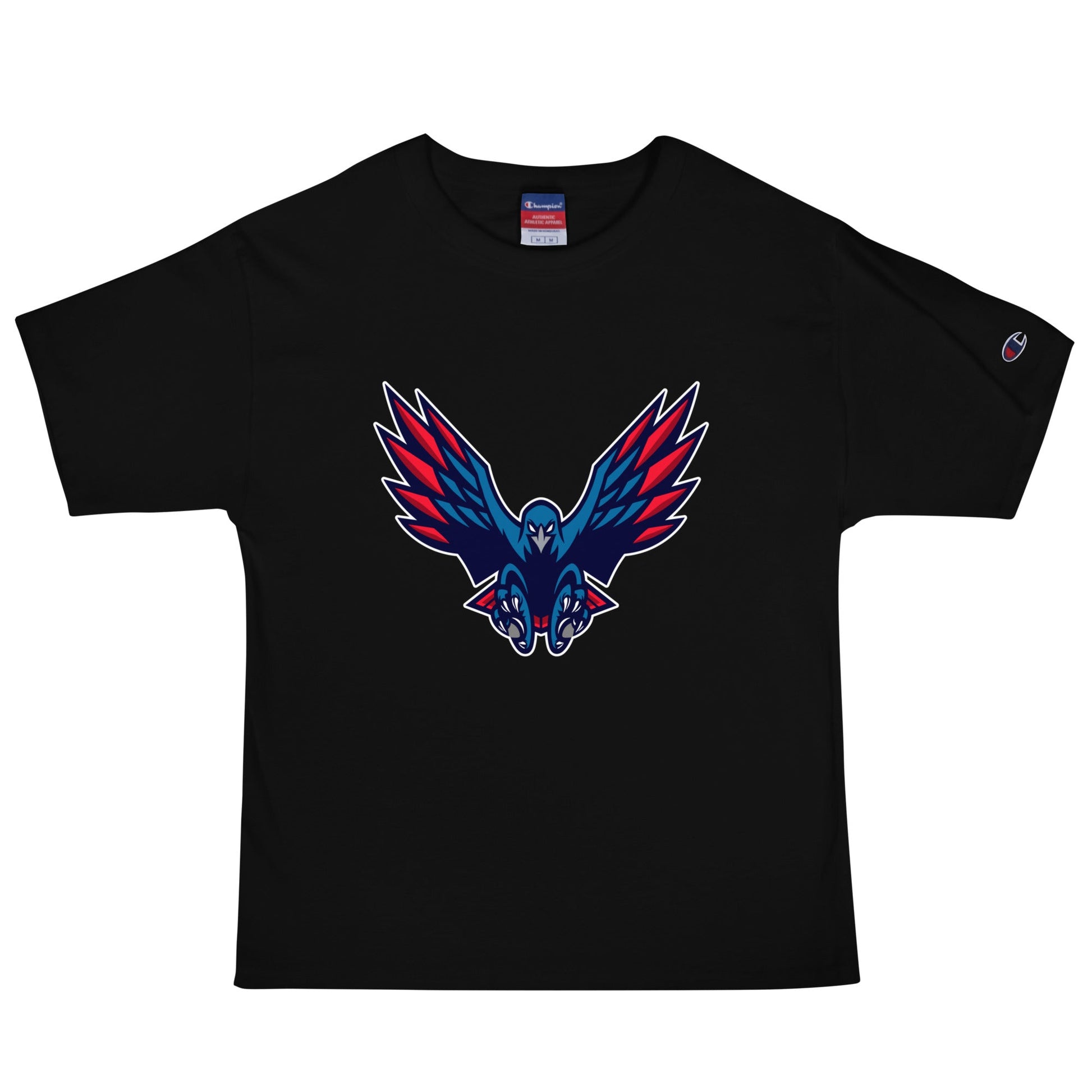 Signature | Champion T-Shirt | HSE | Vortex Raptor Mascot Logo