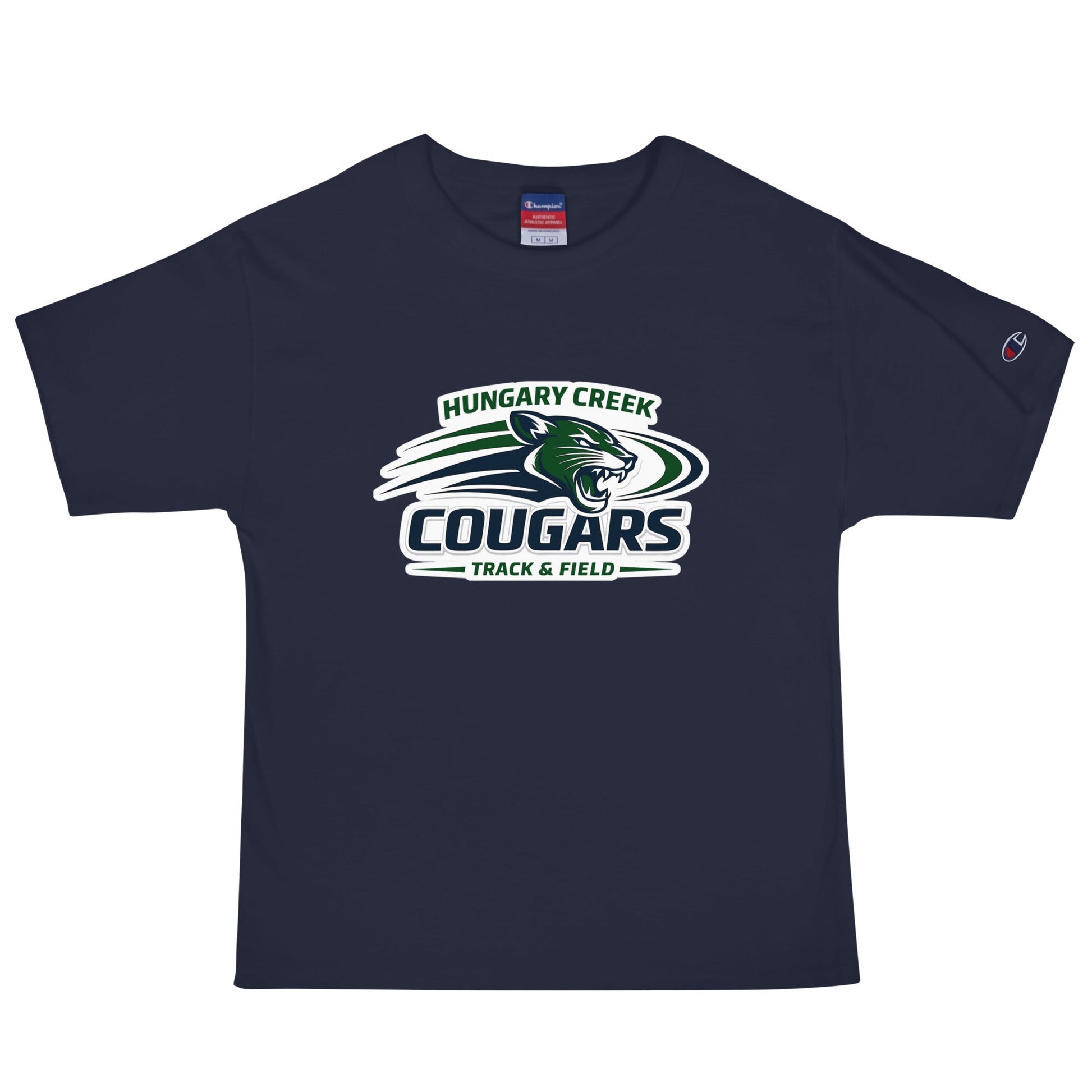 Signature | Champion T-Shirt | Hungary Creek Cougar | Modern Icon Logo