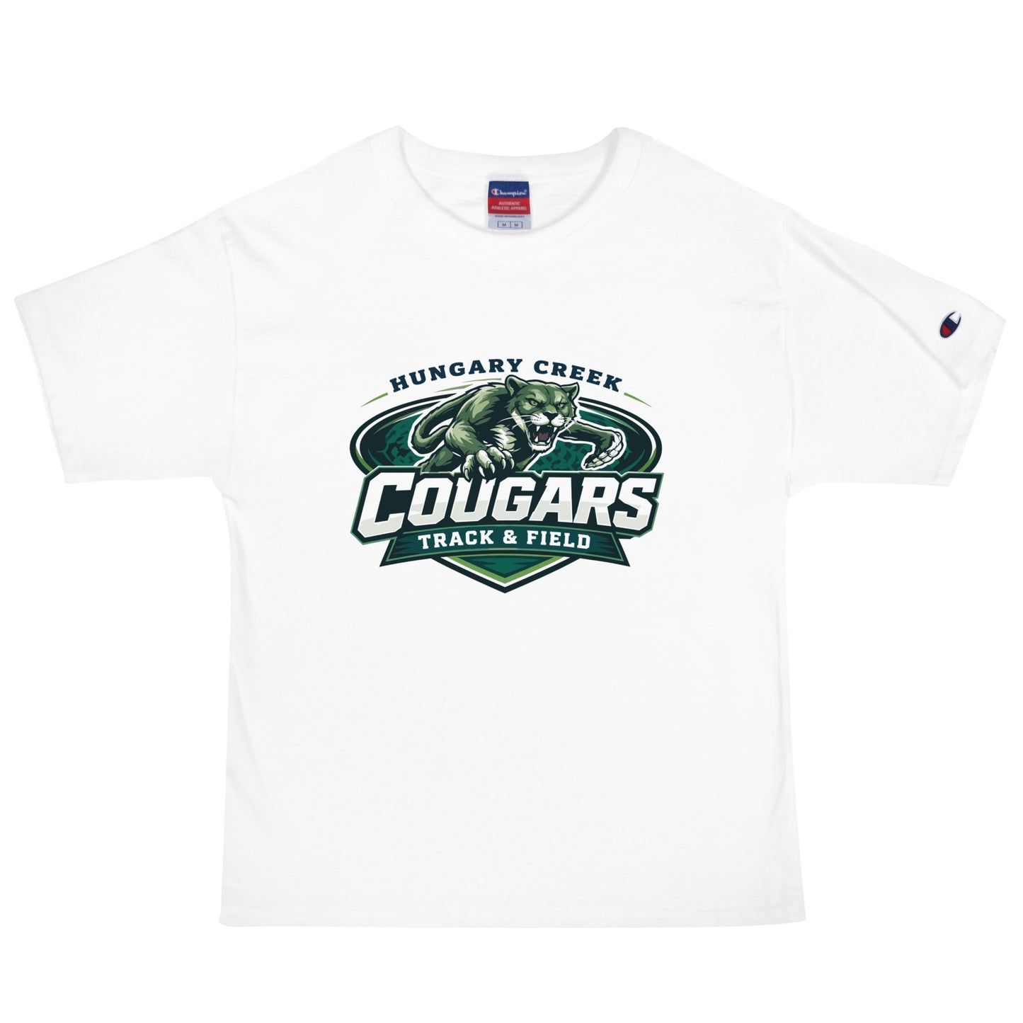 Signature | Champion T-Shirt | Hungary Creek Cougar | Shield Logo
