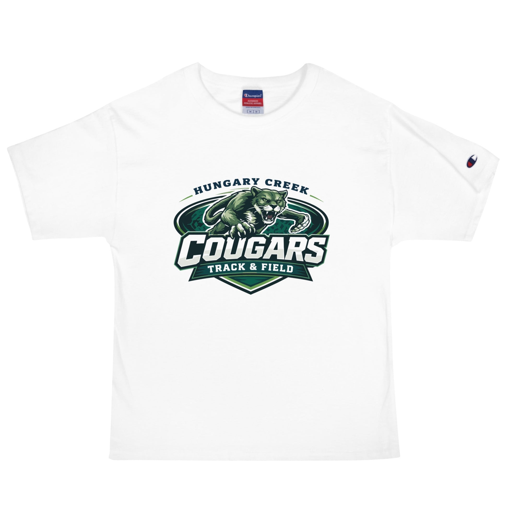 Signature | Champion T-Shirt | Hungary Creek Cougar | Shield Logo