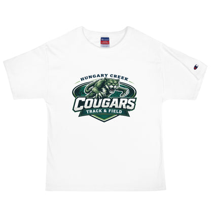 Signature | Champion T-Shirt | Hungary Creek Cougar | Shield Logo