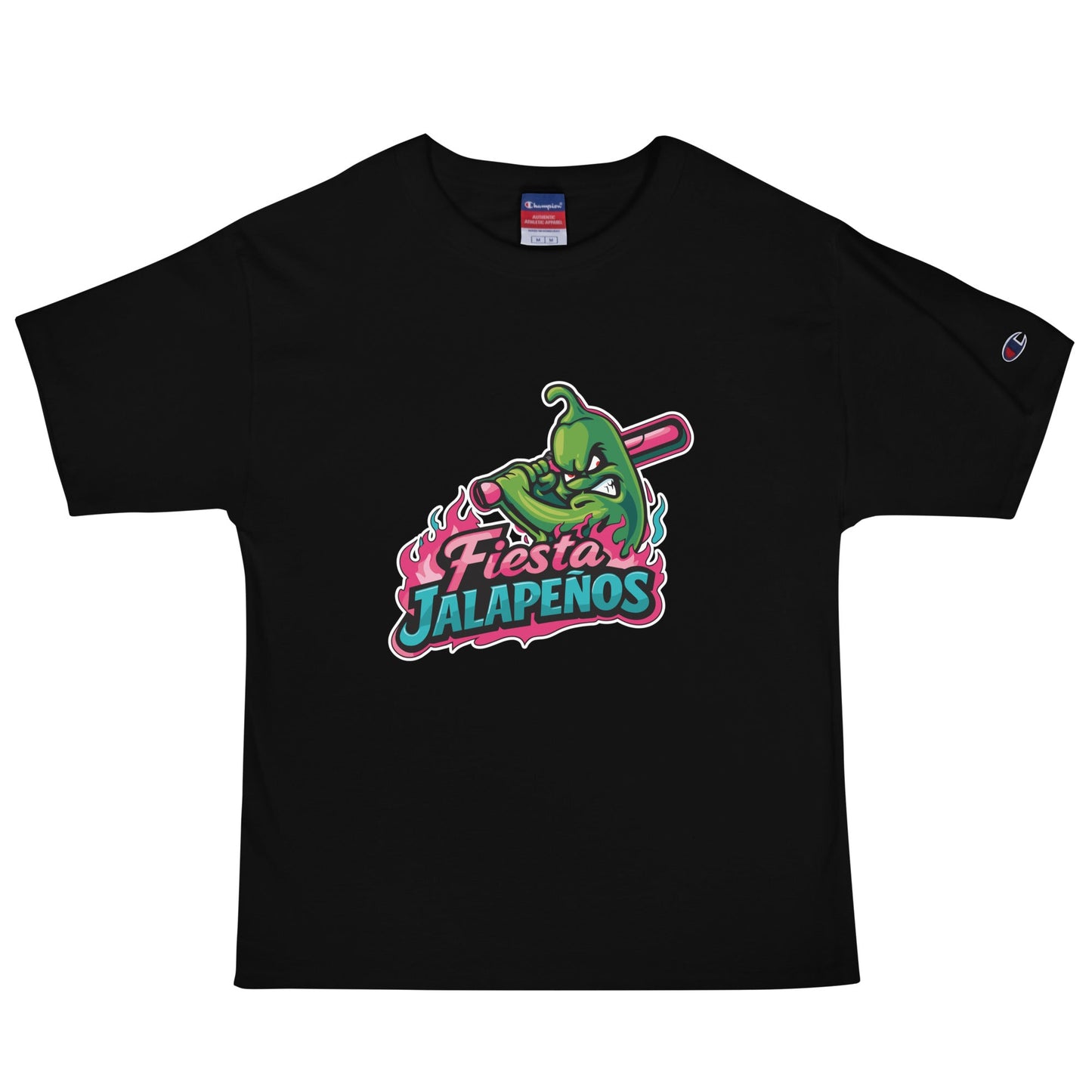 Signature | Champion T-Shirt | Jalapenos Baseball | Fiesta Logo