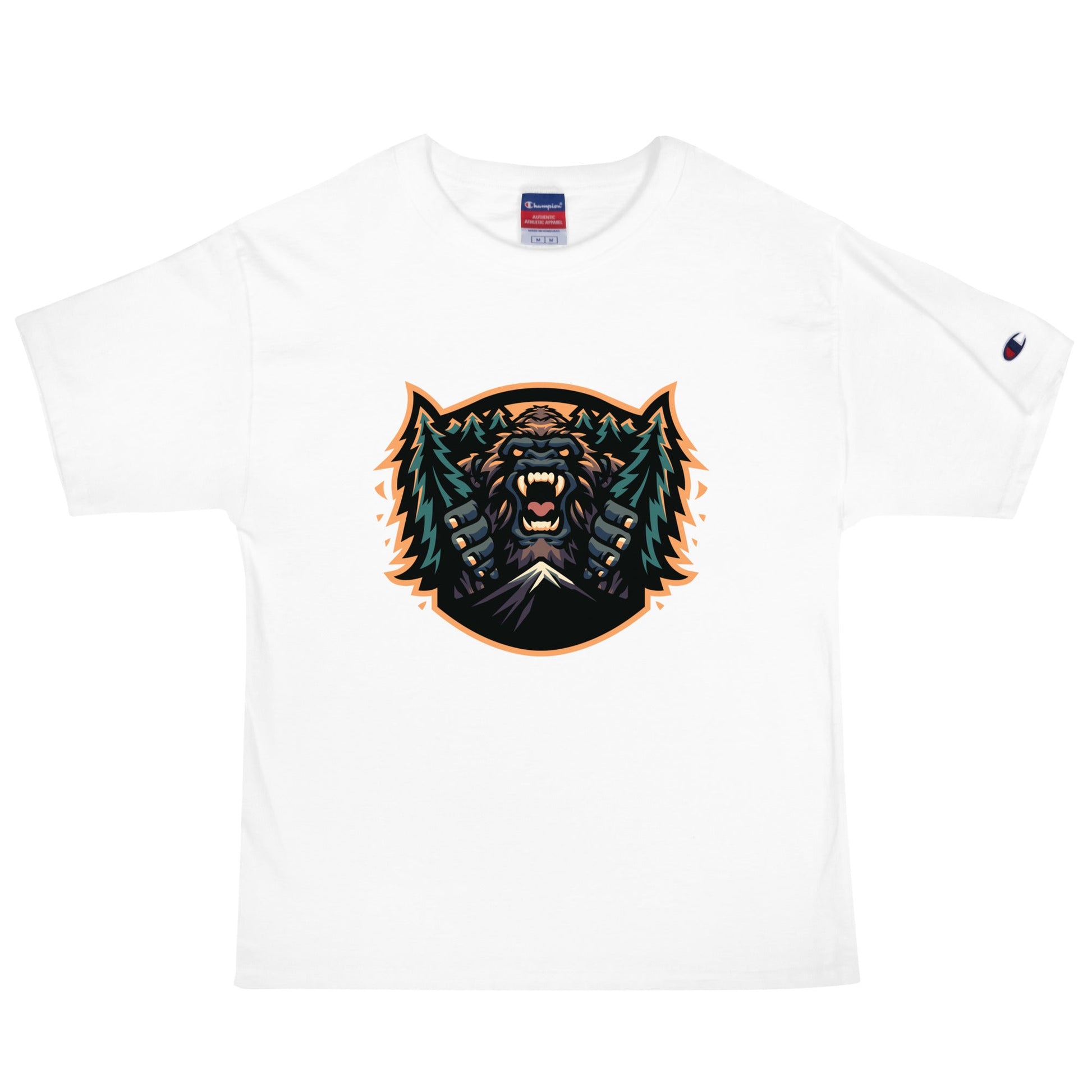 Signature | Champion T-Shirt | JBLM Bigfoot Hockey Team | Mascot Logo