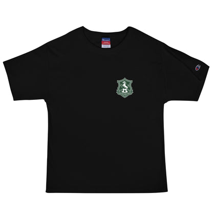 Signature | Champion T-Shirt | JFK Memorial Lady Mustang Soccer | Pocket Logo
