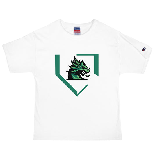 Signature | Champion T-Shirt | John Cooper Baseball | Dragon Home Logo