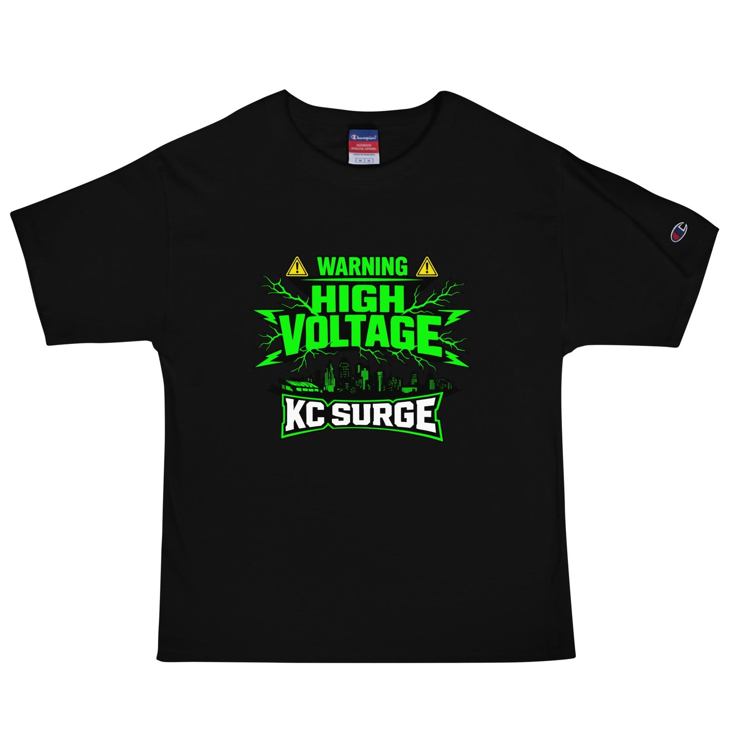 Signature | Champion T-Shirt | Kansas City Surge | High Voltage Logo